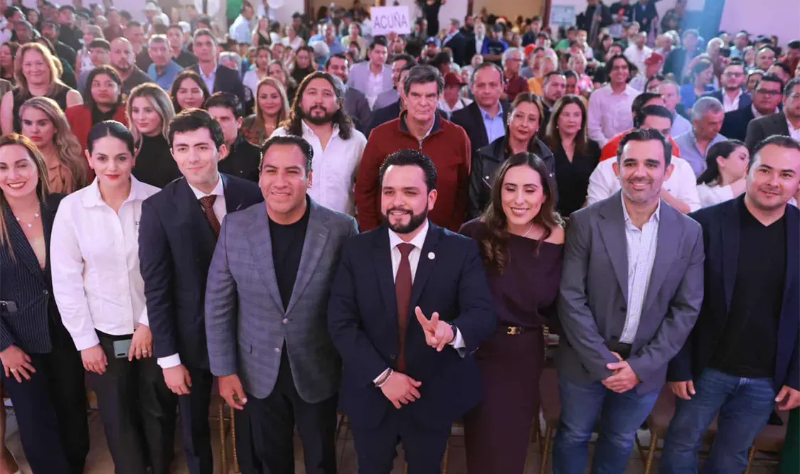 Eduardo Ramírez acompaña a Alberto Hurtado en su Primer Informe de Actividades