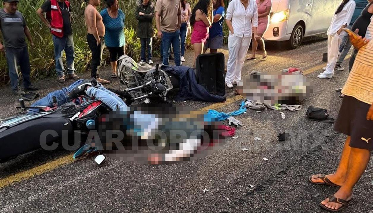 Fatal encontronazo de motocicletas