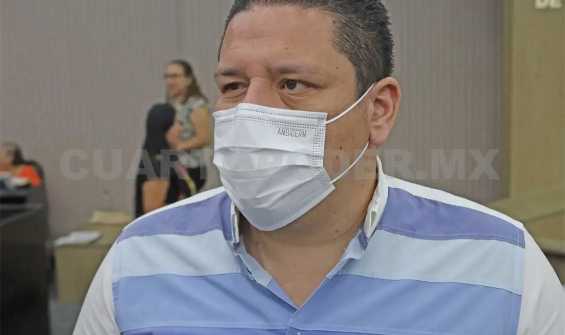 Rubén Antonio Zuarth Esquinca, diputado local del PRI en entrevista. Carlos López / CP