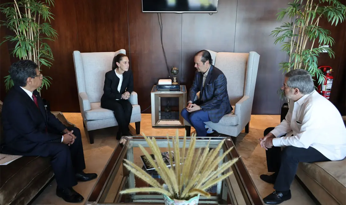 Se reúne Sheinbaum con canciller de Panamá