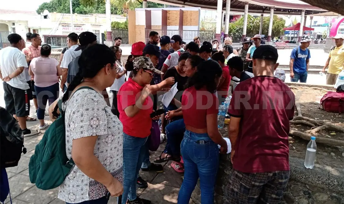 Preparan salida de nueva caravana migrante