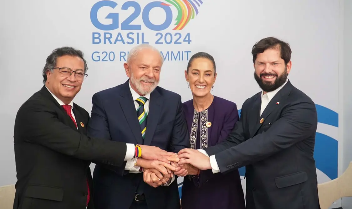 G20 recibe a Claudia con bienvenida oficial