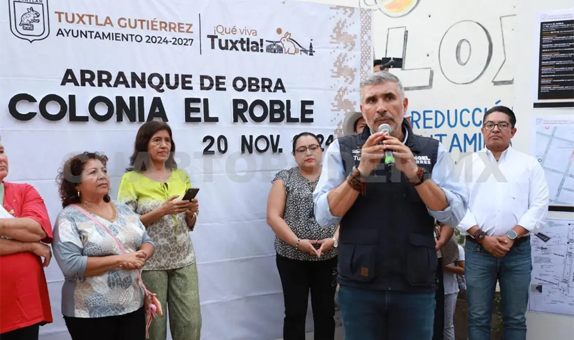 La justicia social llega a El Roble: Ángel Torres
