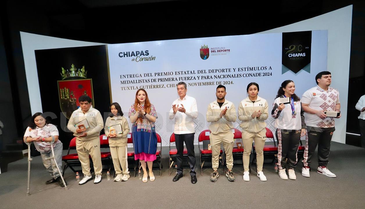 Entrega REC el Premio Estatal del Deporte 2024