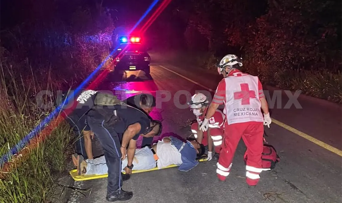 Descalabrado termina internado por lesiones