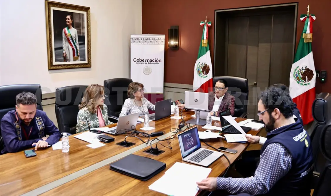 Se reúne Rutilio Escandón con titular de Segob