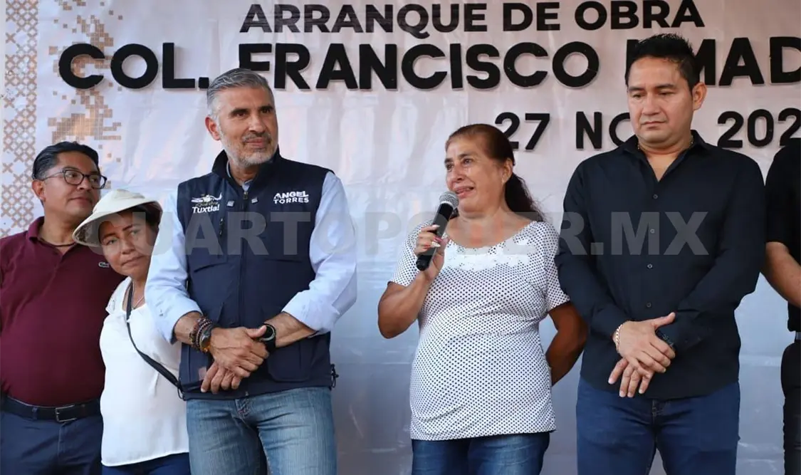 Más calles para Tuxtla, anuncia Ángel Torres