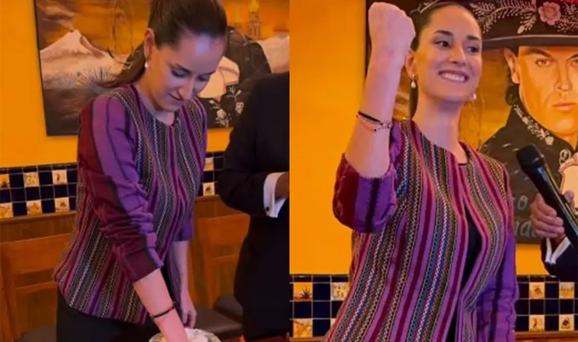 Doble de Claudia recibe “inducción”