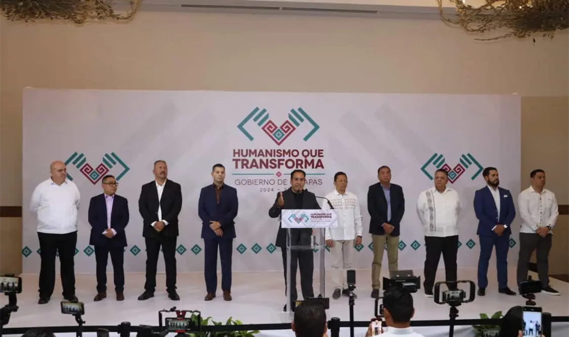 Eduardo Ramírez Aguilar presenta gabinete de seguridad