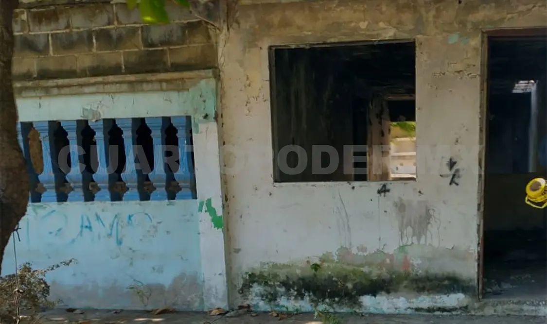 Hallan a chapín muerto en patio baldío