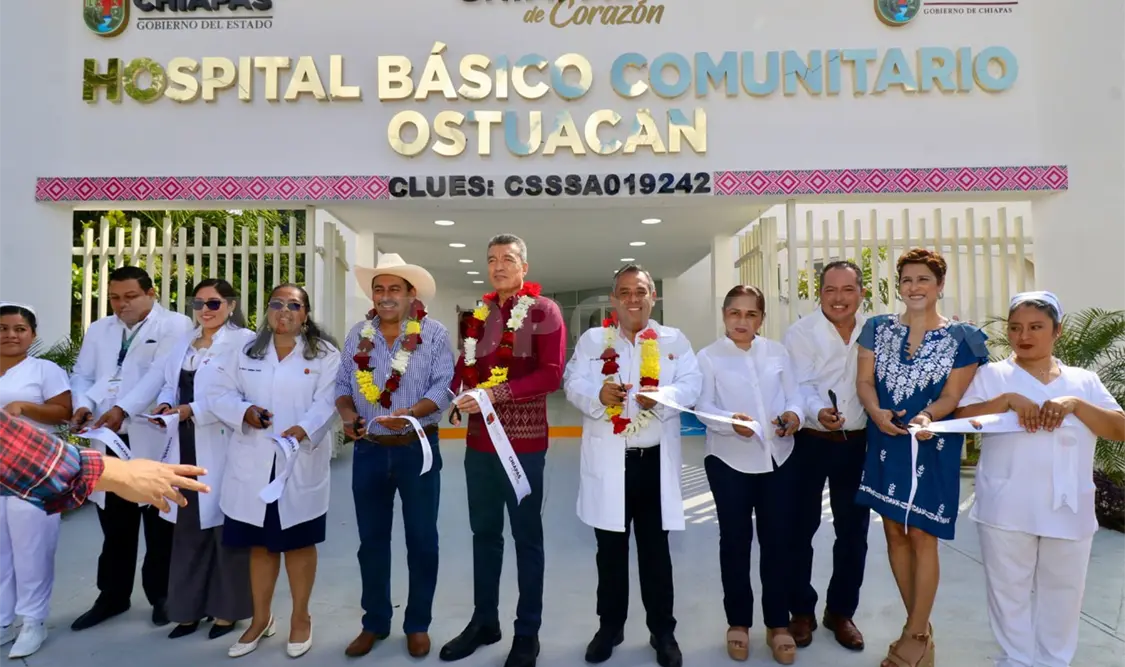Inaugura reconversión del Hospital Básico de Ostuacán