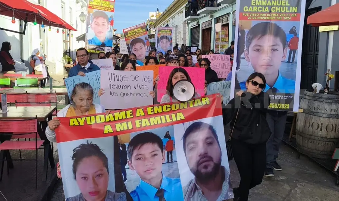 Marchan para exigir la localización de 7 personas