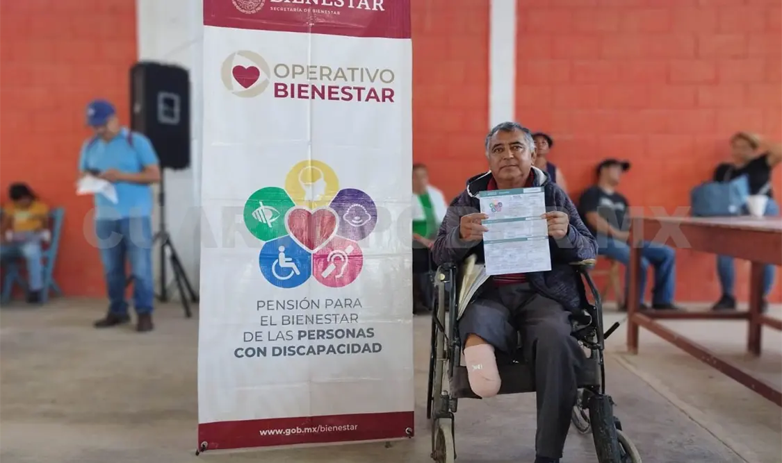 Alrededor de 81 mil personas con discapacidad cuentan con pensión