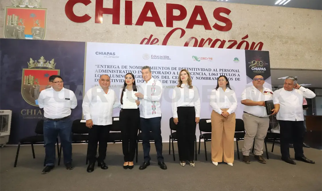 Entrega REC designaciones definitivas en el Cecytech
