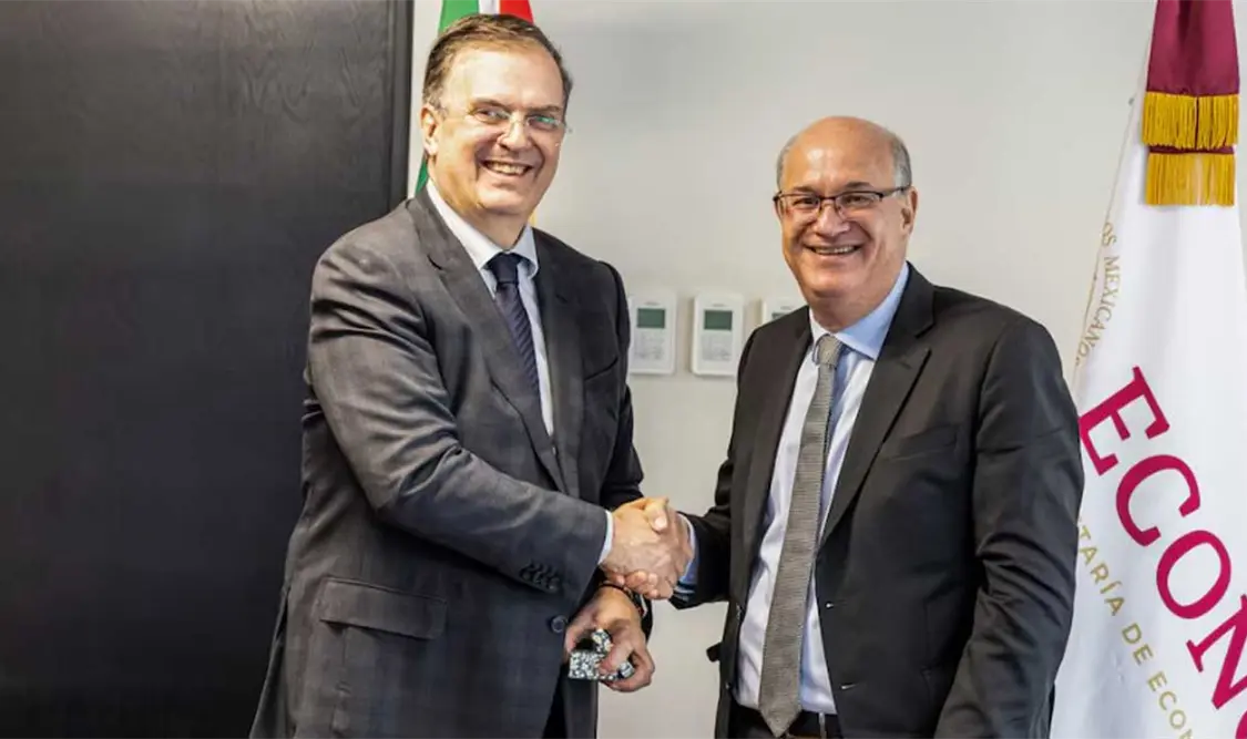 Ebrard se reúne con presidente del BID
