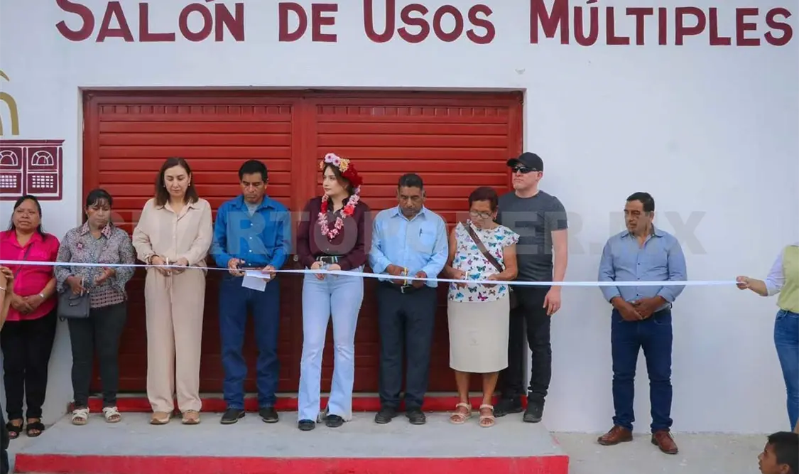 Valeria Rosales inaugura centro de desarrollo comunitario