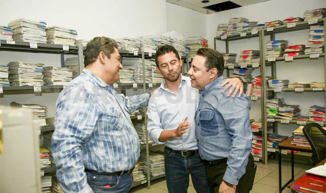 Recorre magistrado presidente instalaciones del Palacio de Justicia