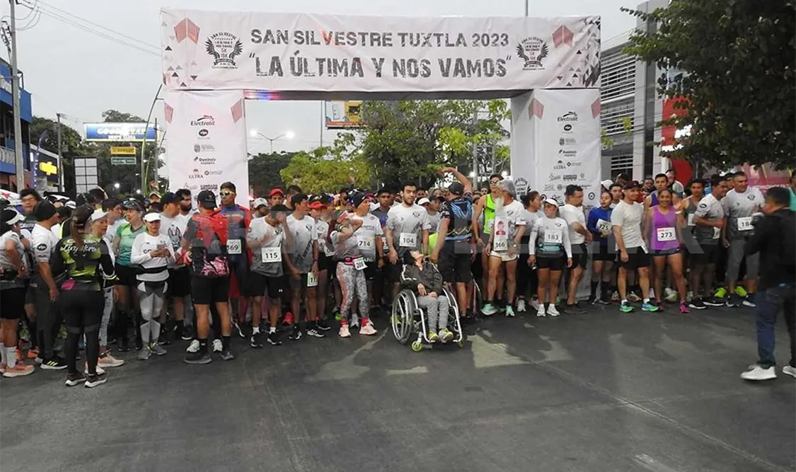Presentan la 9ª Carrera San Silvestre Tuxtla