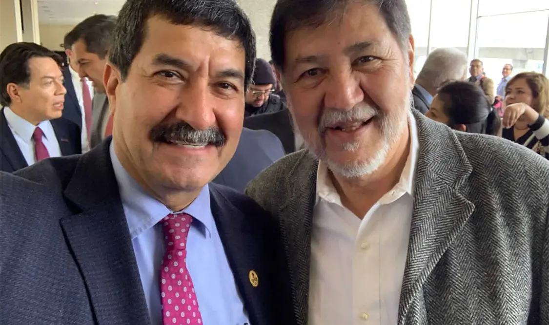 Corral asegura tener más coincidencias que diferencias con Noroña. Cortesía