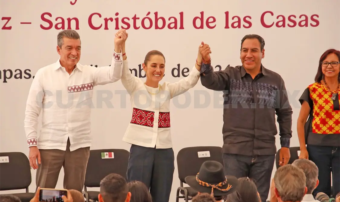 Reconoce Sheinbaum el trabajo de Rutilio Escandón