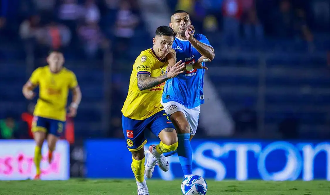 América y Cruz Azul entregan triste empate