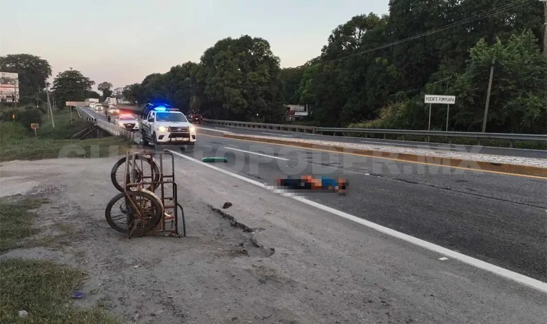 Triciclero fallece al ser impactado por vehículo