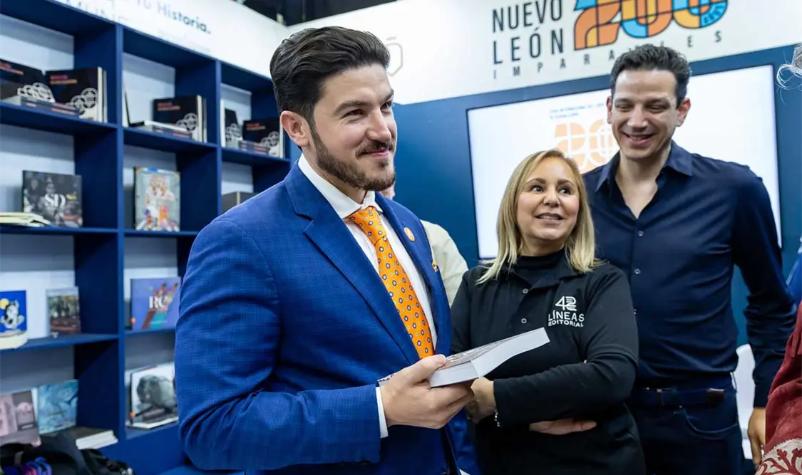 El gobernador se presentó en la FIL de Guadalajara 2024. Cortesía