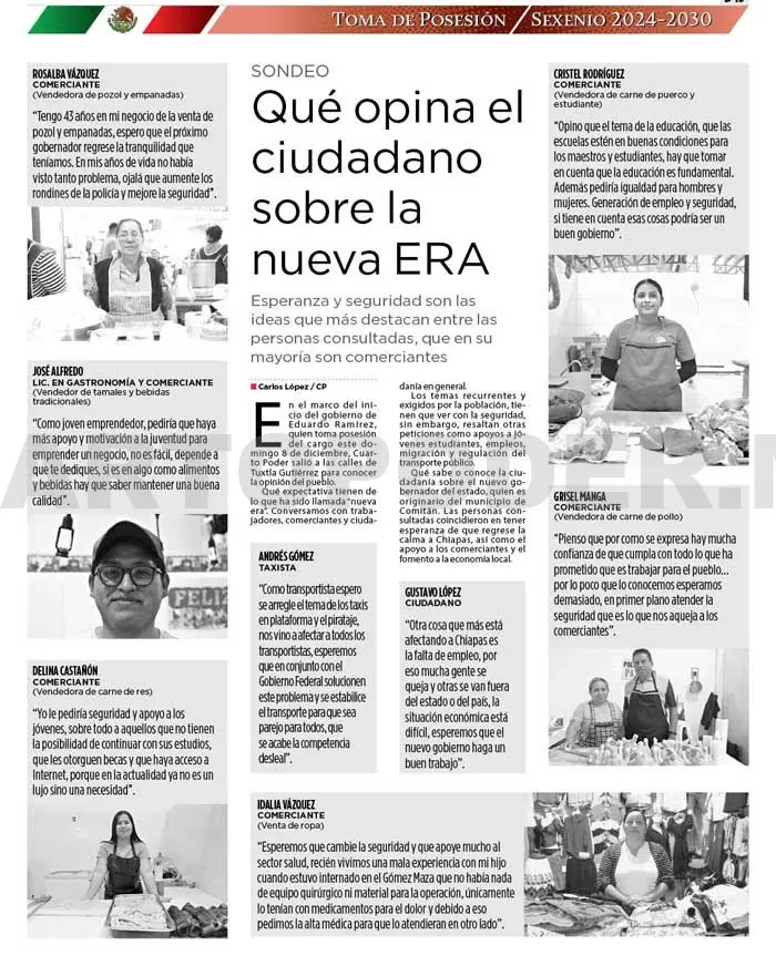 Qué opina el ciudadano sobre la nueva ERA