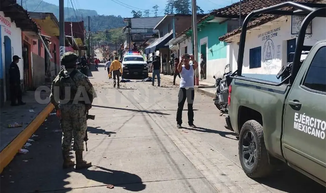 La Defensa informó que el grupo “El Machete” se retiró. Cortesía