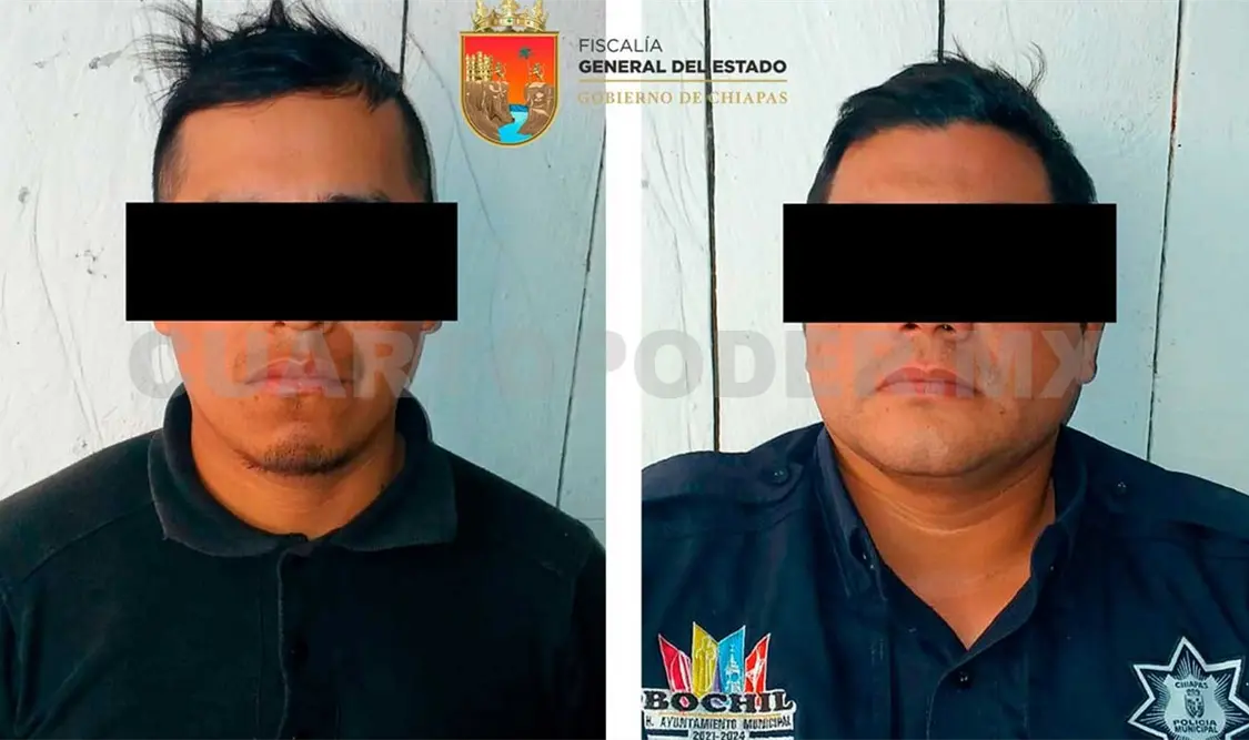 La FGE detuvo a cuatro implicados en tentativa de robo en Bochil. CP