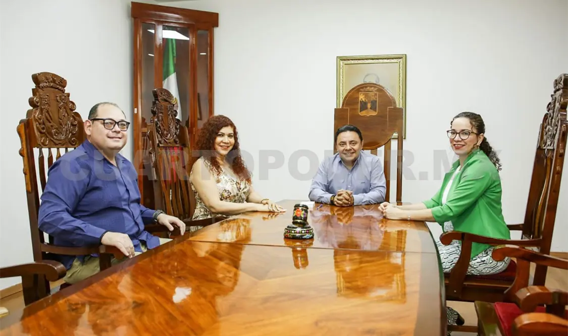 Magistrado presidente sostiene reunión de trabajo