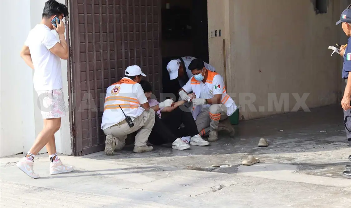 Lo lesionan con un arma blanca en presunto forcejeo