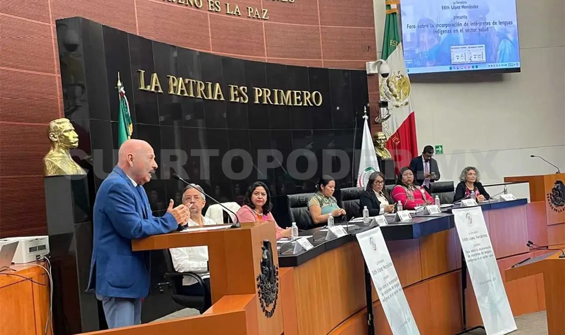 Pepe Cruz promueve iniciativa con intérpretes de lenguas originarias