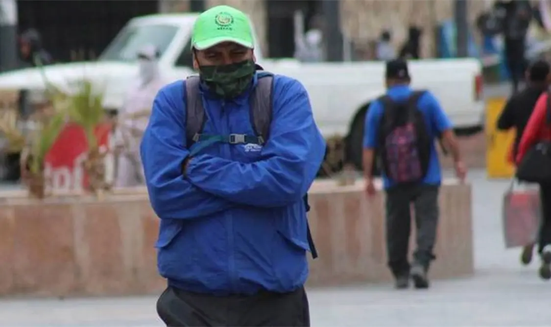 Frente frío 14 desata temperaturas gélidas