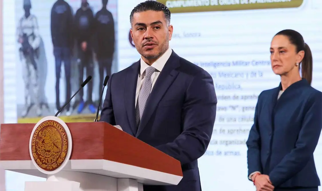 Harfuch destaca decomiso de fentanilo
