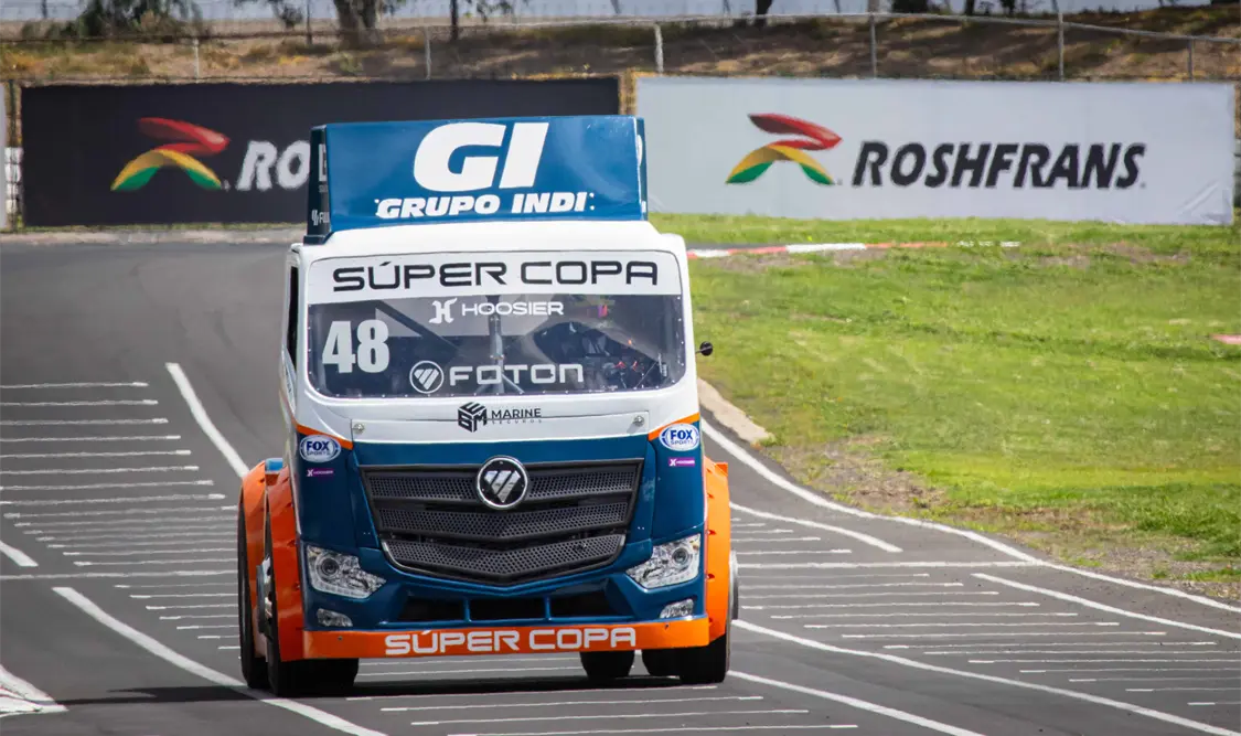 El campeonato de los Tractocamiones, de lo más espectacular de la Súper Copa. Cortesía