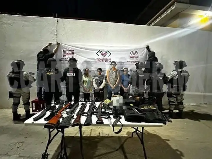 Arrestan a cuatro por delitos de alto impacto