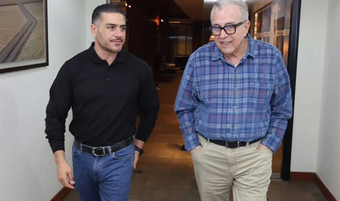 García Harfuch y Rocha Moya sostienen reunión