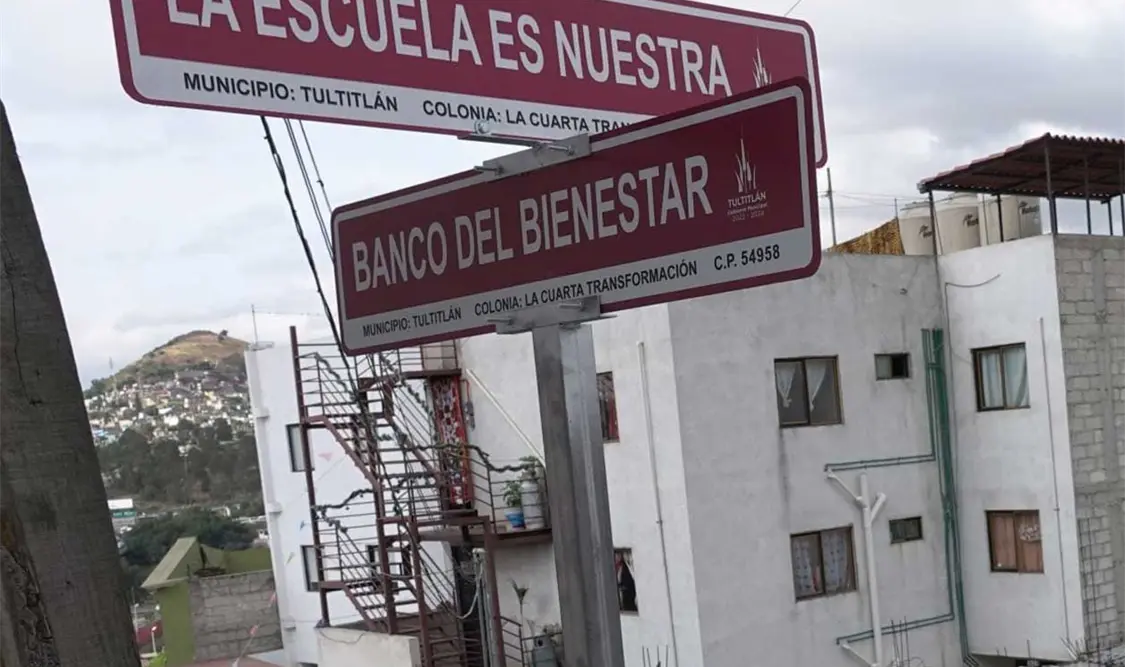 Desmienten nombres de calles en la colonia 4T