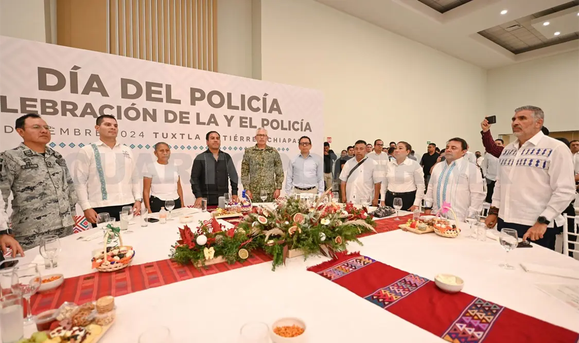 Moreno Guillén reconoce labor de las y los policías