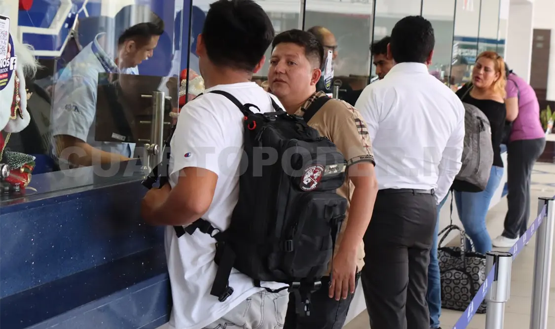 Aumenta afluencia de pasajeros dentro y fuera del estado