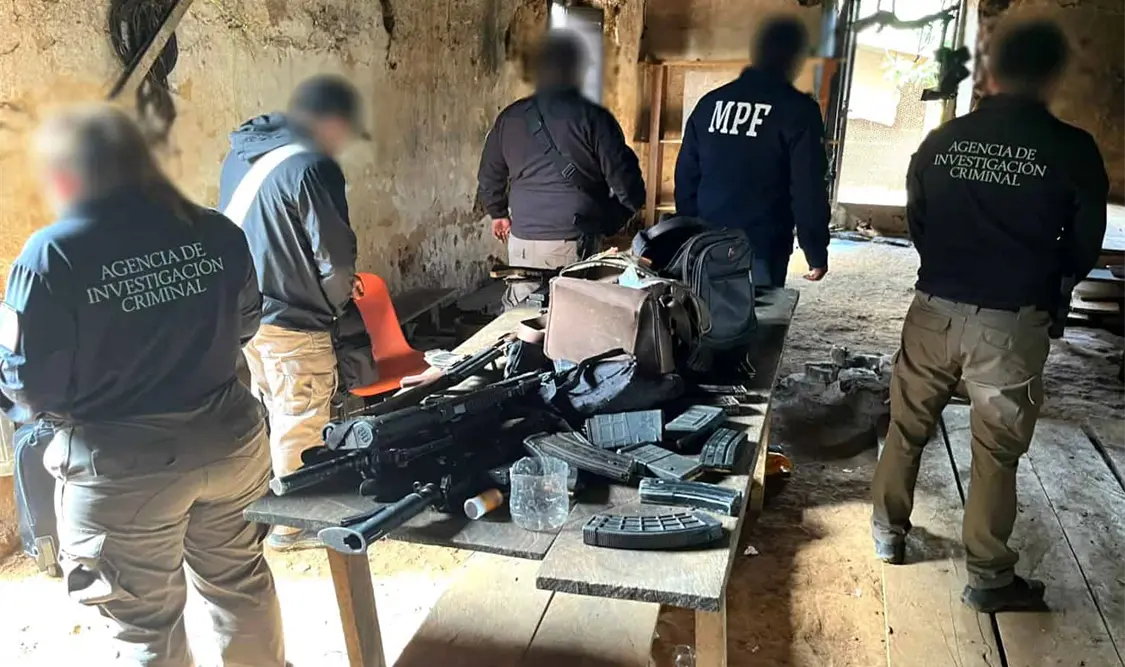 FGR CATEA RANCHO LOS HERRERA EN PANTELHÓ, ASEGURA UN ARSENAL