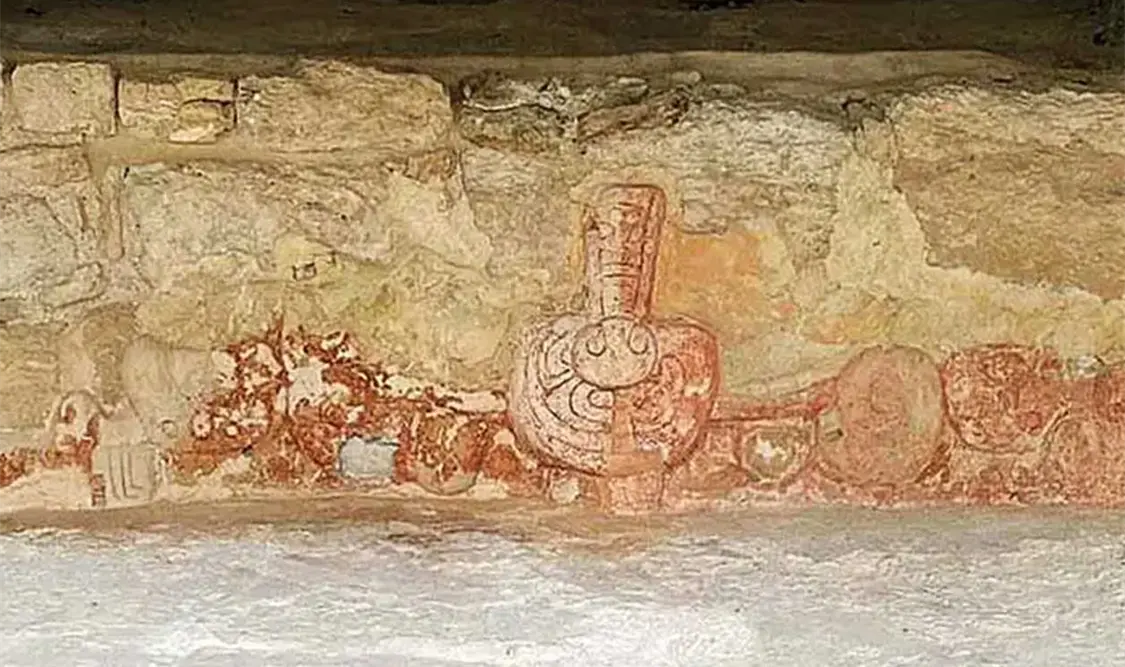 La especialista destacó la importancia de rescatar el estuco que conserva la capilla del siglo XVI. Cortesía