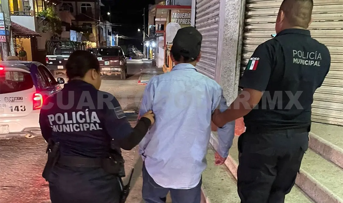 Lo agrede indigente con un machete