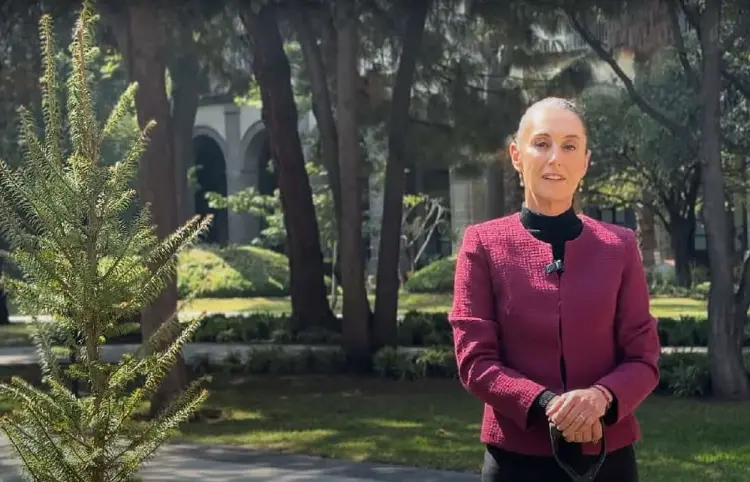 Sheinbaum da sus mejores deseos para México en 2025