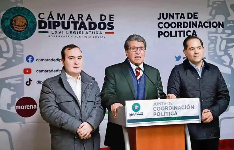 Monreal reitera apoyo a Claudia para este 2025