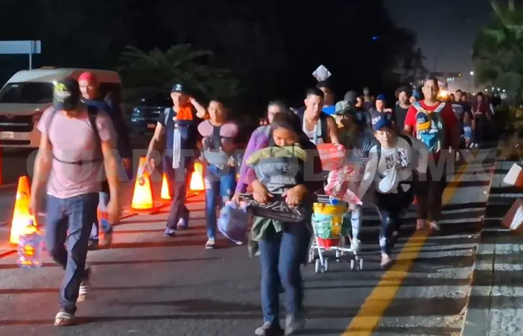 Parte primera caravana  de migrantes del 2025