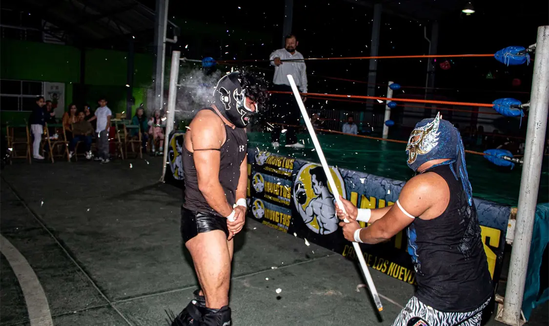 La emoción y entrega de los hermanos se vivió al máximo durante el evento estelar. Alan Pola/CP