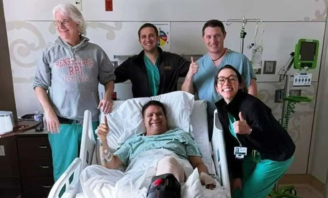 Se recupera tras ataque en celebración de año nuevo. Cortesía