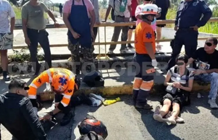 Alta incidencia en accidentes por motociclistas